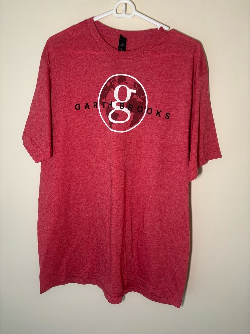 Garth Brooks "World Tour " Red Crewneck T-Shirt